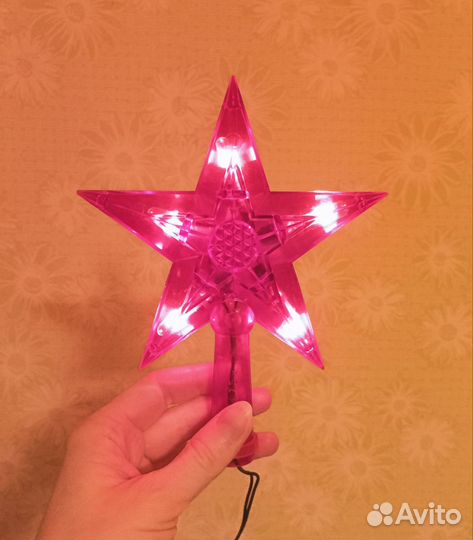 Звезда на елку СССР в идеальном состоянии