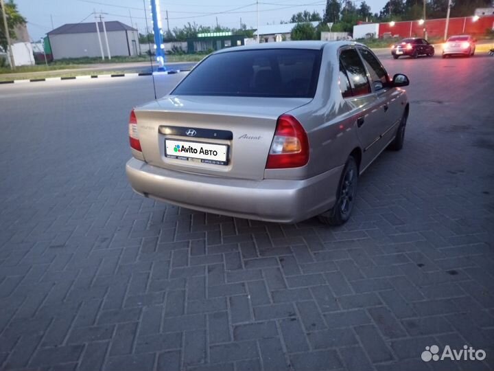 Hyundai Accent 1.5 AT, 2004, 190 000 км