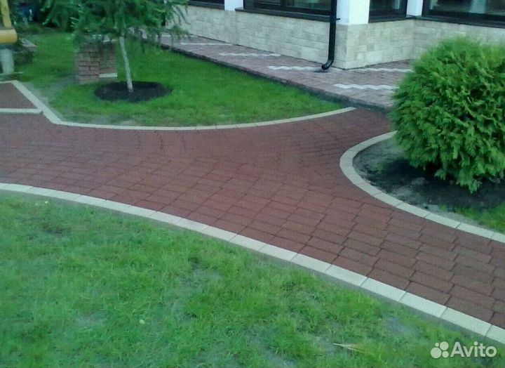 Укладка тротуарной плитки