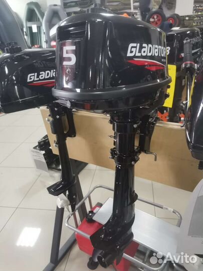 Лодочный мотор Gladiator 5 New гарантия 5 лет