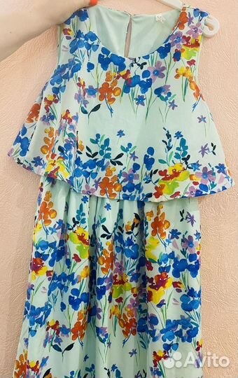 Летнее платье для девочки 134 /140