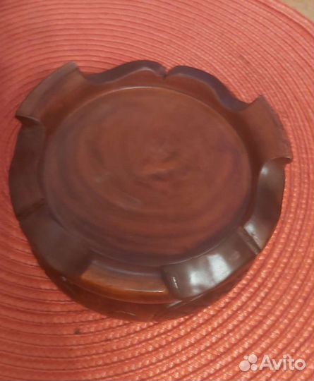 Пепельница резная,деревянная