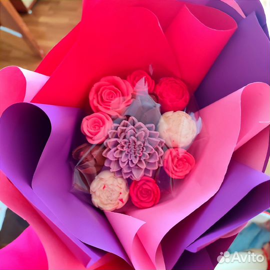 Букет из шоколадных цветов