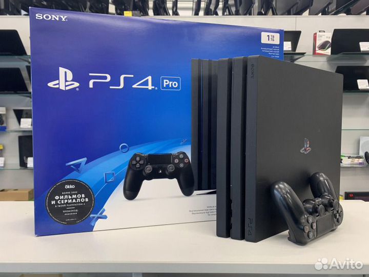 PS4 Pro 1000 Gb (отличное состояние)
