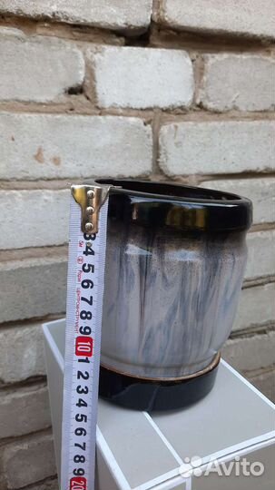 Керамические цветочные горшки