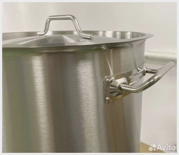 Котел кастрюля 37 л профессиональный Luxstahl