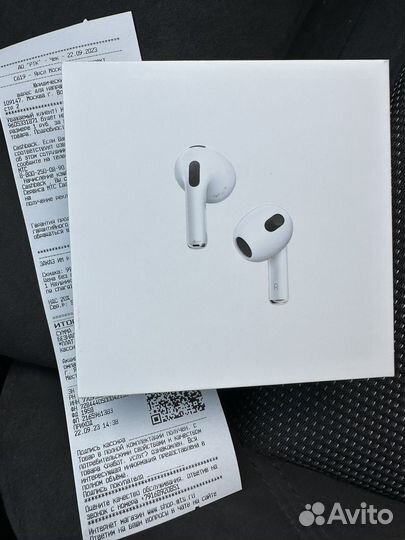 Беспроводные наушники apple airpods 3