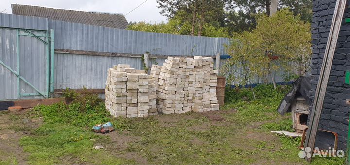 Кирпич белый силикатный бу