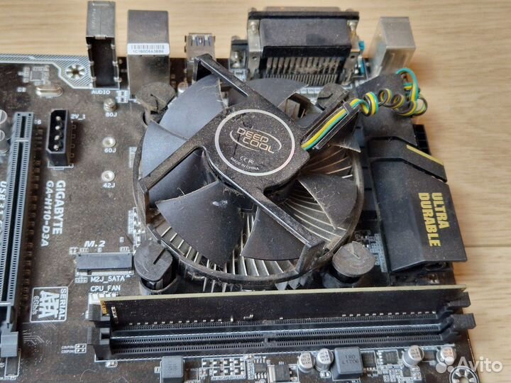 Материнская плата Gigabyte GA-H110-D3A + процессор