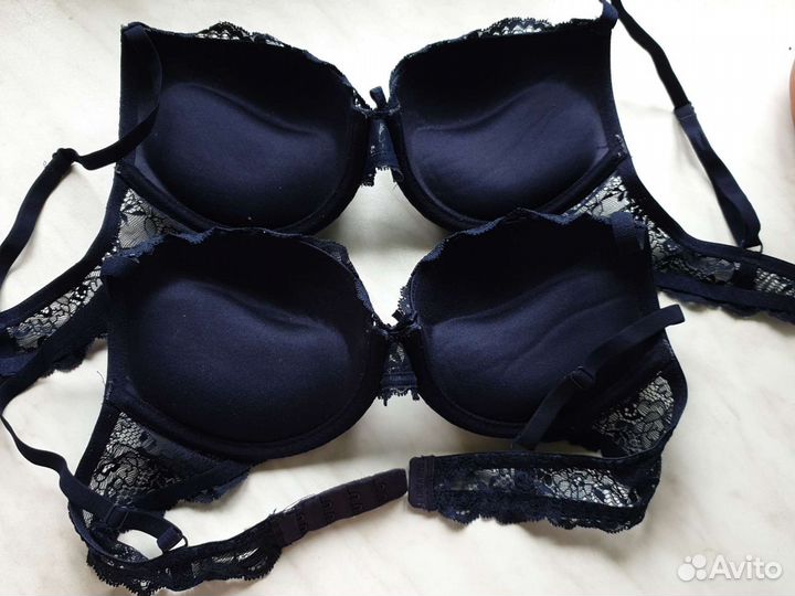 Бюстгальтер 75в incanto пуш ап синий