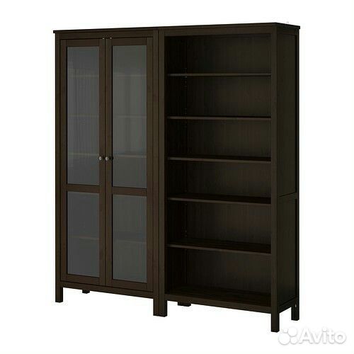 Стеклянный шкаф витрина IKEA Hemnes Кымор оригинал