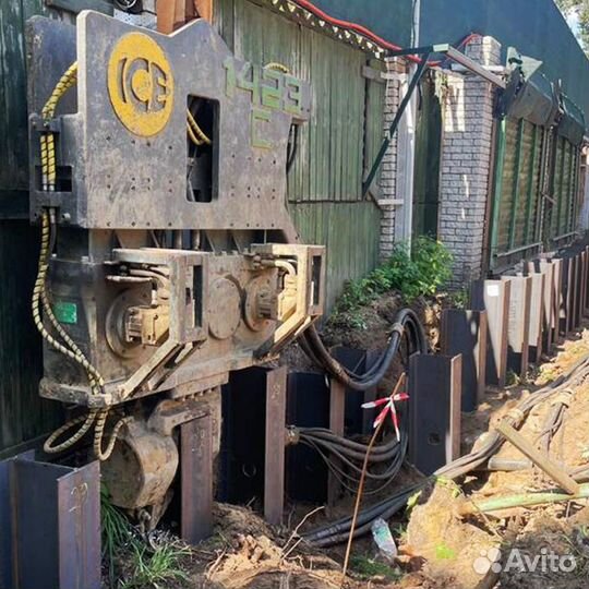 Шпунтовое ограждение котлованов