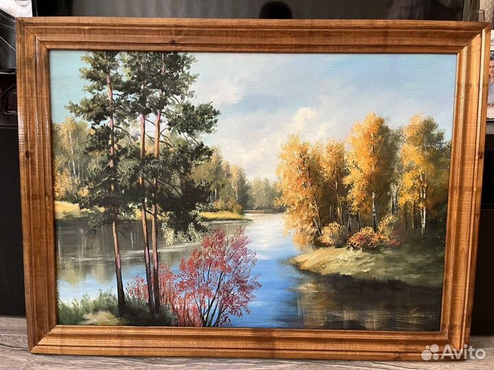 Картина акрилом на холсте