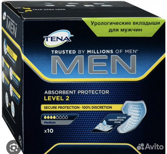 Урологические вкладыши для мужчин