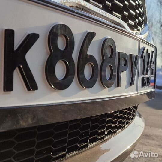 3D номер, 3D буквы на госномера авто, 3Д номер