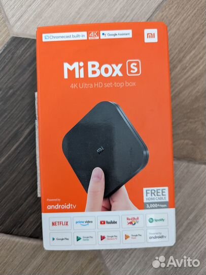 Смарт тв приставка Xiaomi Mi Box S 4K черный