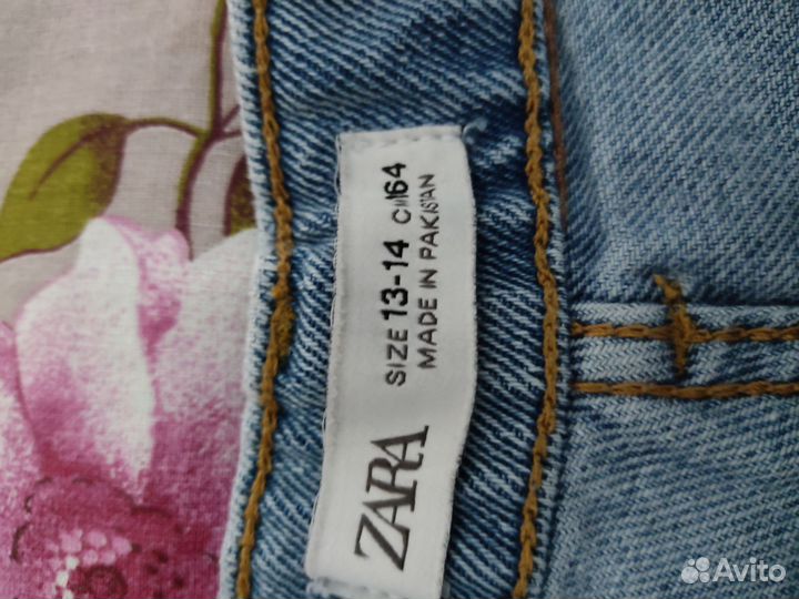 Джинсы zara для девочки 164