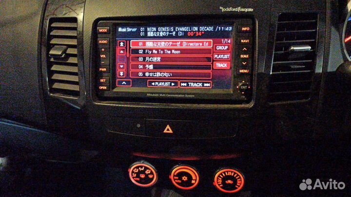 2 din Магнитола j04, митсубиси аутлендер комплект