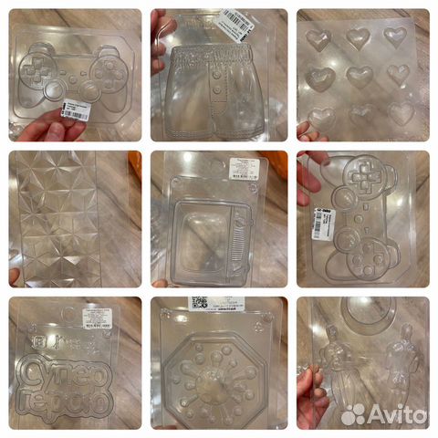 Пластиковые формы для шоколада или мыла
