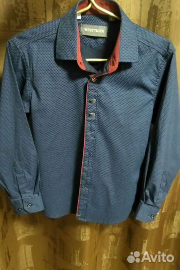 Рубашка на мальчика р 128 134