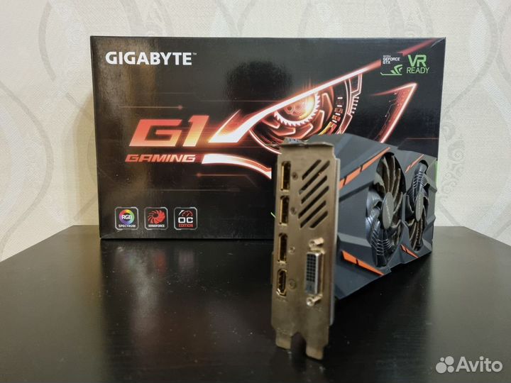 Видеокарта 6Gb Gigabyte GTX 1060 G1 Gaming