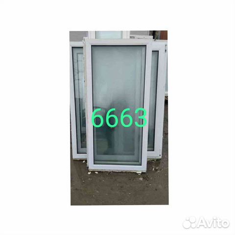 Окно бу пластиковое, 1530(в) х 730(ш) № 6663
