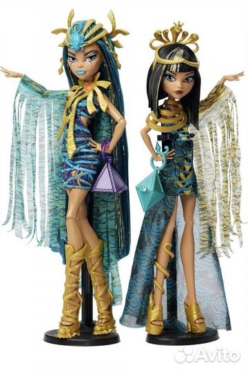 Monster High Mummy Cleo and Nefera De Nile