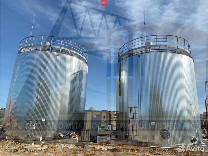 Резервуар подземный под топливо/воду ргсп-50м3