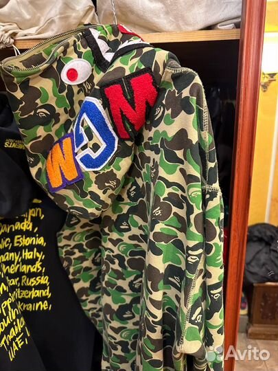 Зип худи bape