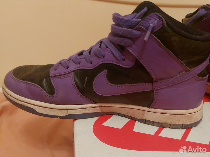 Кроссовик Nike dunk high physic purple оригинал