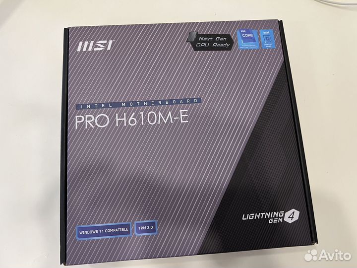 Материнская плата MSI PRO H610M-E, LGA 1700