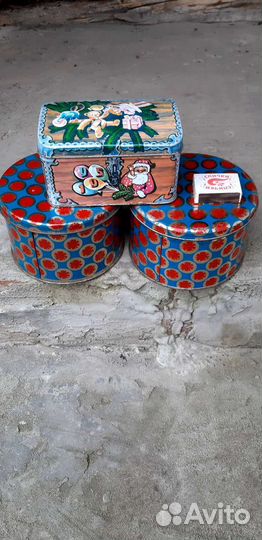 Жестяные баночки СССР