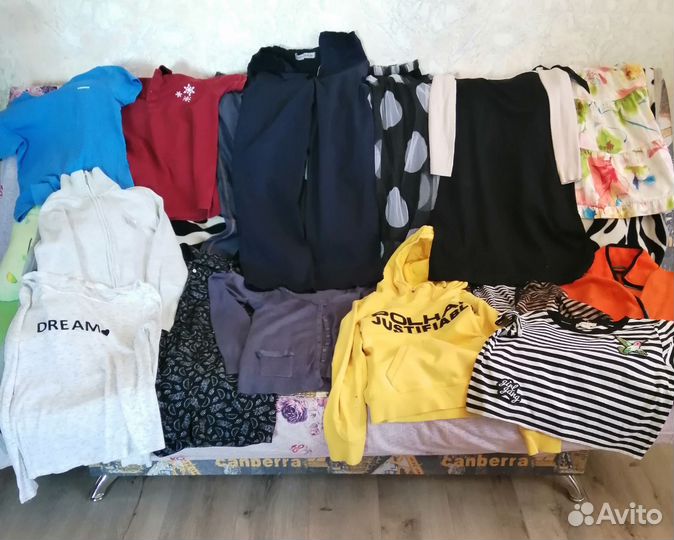 Вещи пакетом на девочку подростка 42р