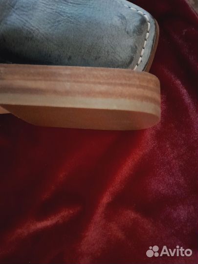 Кожаная,домашняя обувь