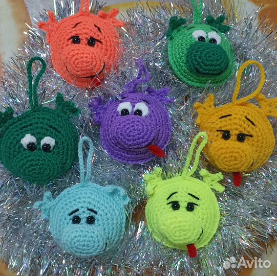 Дракончики игрушка на ёлку