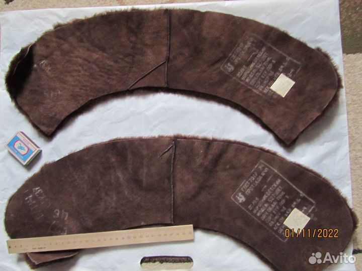 Воротники новые меховые,шкурки нутрии