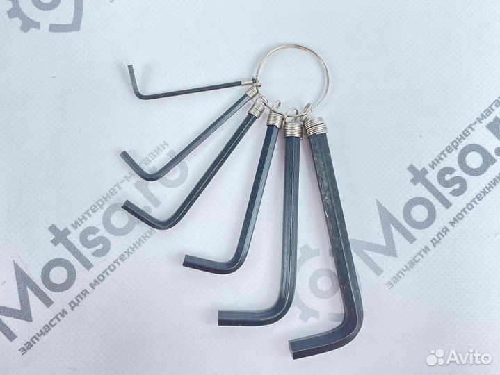 Набор шестигранников на кольце (6 предметов)