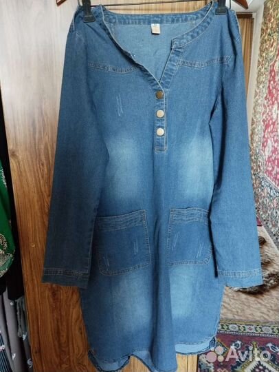 Джинсовая платье