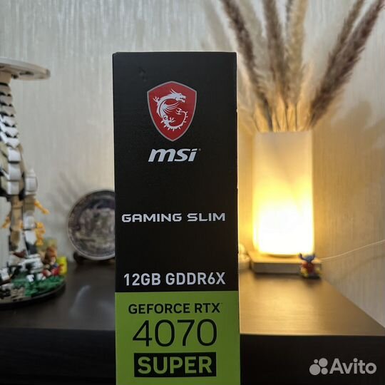 Видеокарта RTX 4070 super MSI gaming x slim 12 Gb
