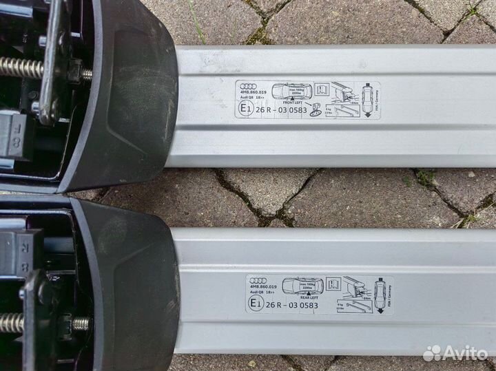 Релинги на крышу Audi Q8 оригинал 4M8.860.019