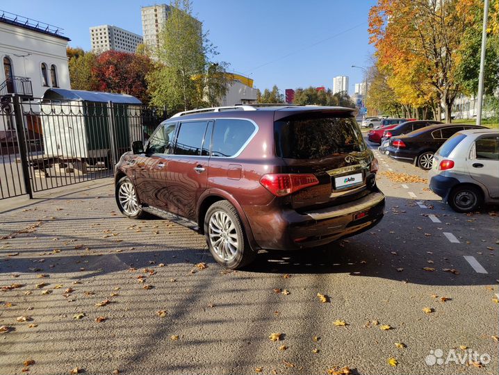 Infiniti QX80 5.6 AT, 2016, 232 000 км