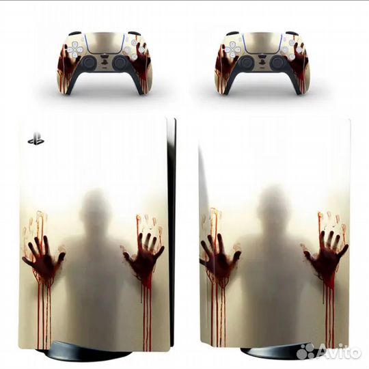 Виниловые наклейки playstation 5