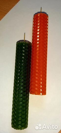 Свечи ручной работы из вощины