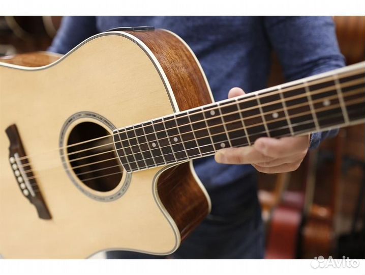 Crafter DE-8/NC электроакустическая гитара с чехло