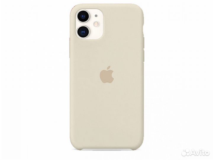 Чехол Silicone Case для iPhone 11 бежевый