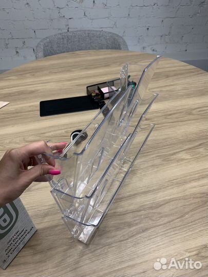 Лоток для бумаг настенный 3 секц