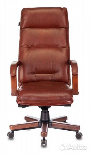 Кресло руководителя Бюрократ T-9927walnut
