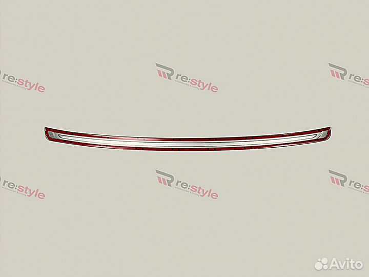 Накладка заднего бампера Note 12 Хром