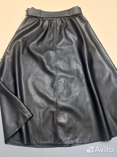 Юбки из экокожи