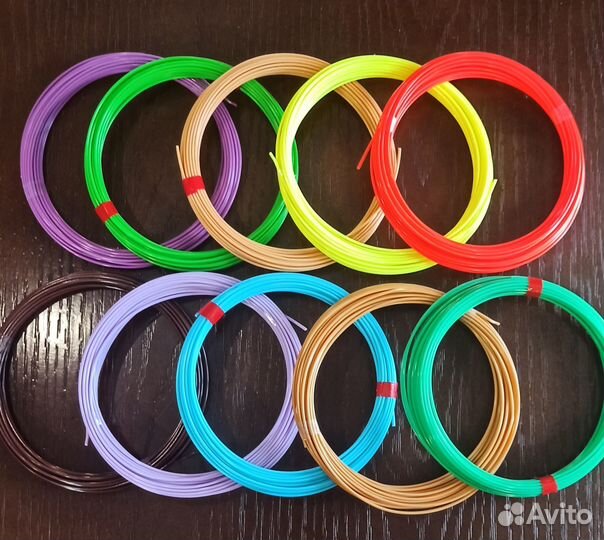 Пластик для 3д ручки авs